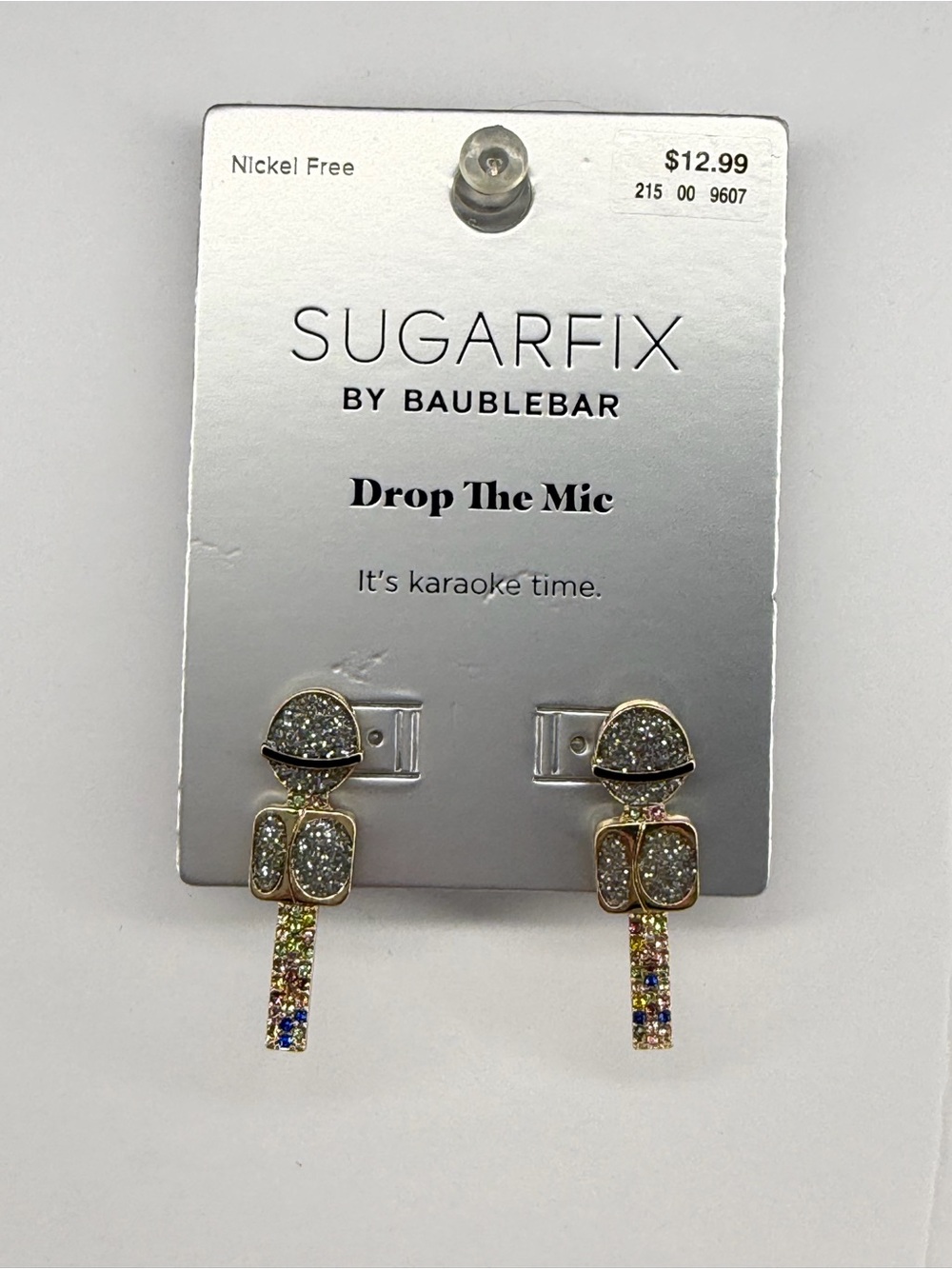 Sugarfix by baublebar Multicolor Drop The Mic Dangle Earrings Gold lot of 26